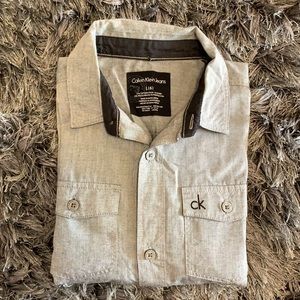 CK Size L (6) Button Down Collar Shirt for Boys